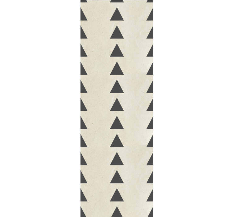 Modern blind in worn dark grey triangle texture - TenStickers
