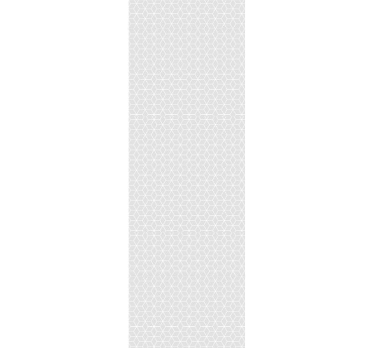 Modern blind with grey parallelograms and hexagons - TenStickers