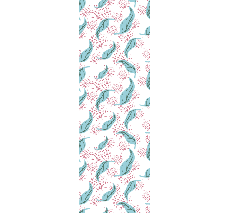 Modern blind in blue petal paint splash - TenStickers