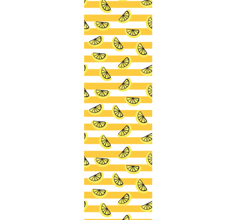 Modern blind with lemon symbols design - TenStickers