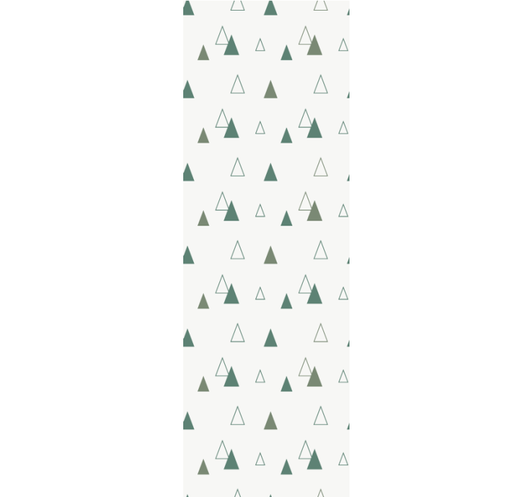 Modern blind triangles in nature colors - TenStickers