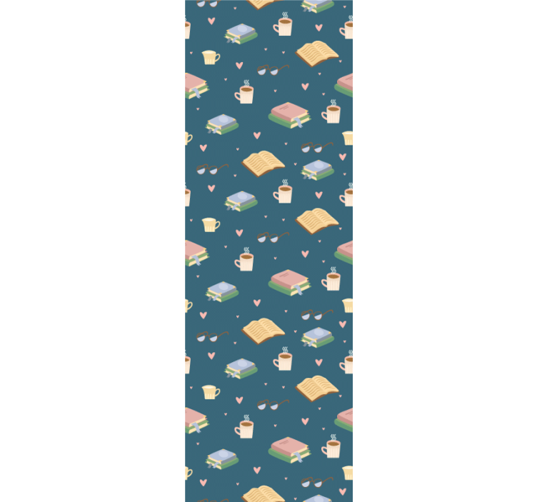 Modern blind for tea books and coffee lovers - TenStickers