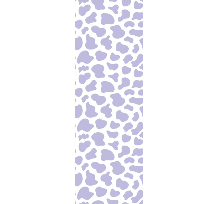 Modern blind in purple cow print - TenStickers