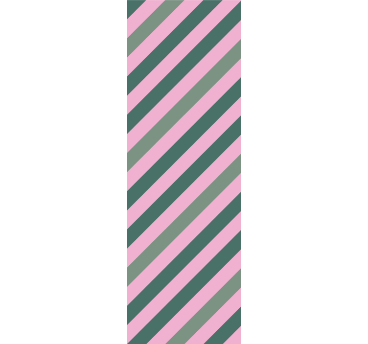 Modern blind in pastel pink and green color block - TenStickers