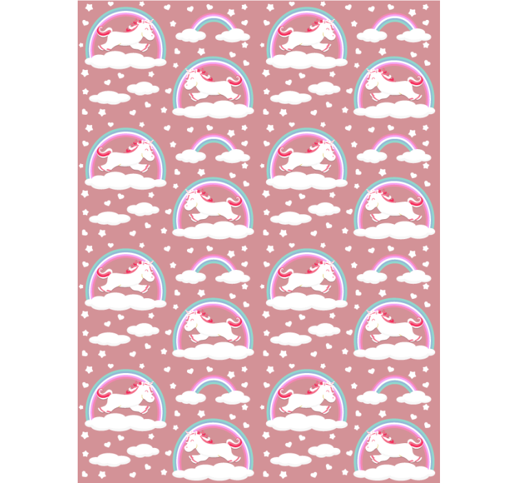 Blind pink enchantment of unicorns theme - TenStickers