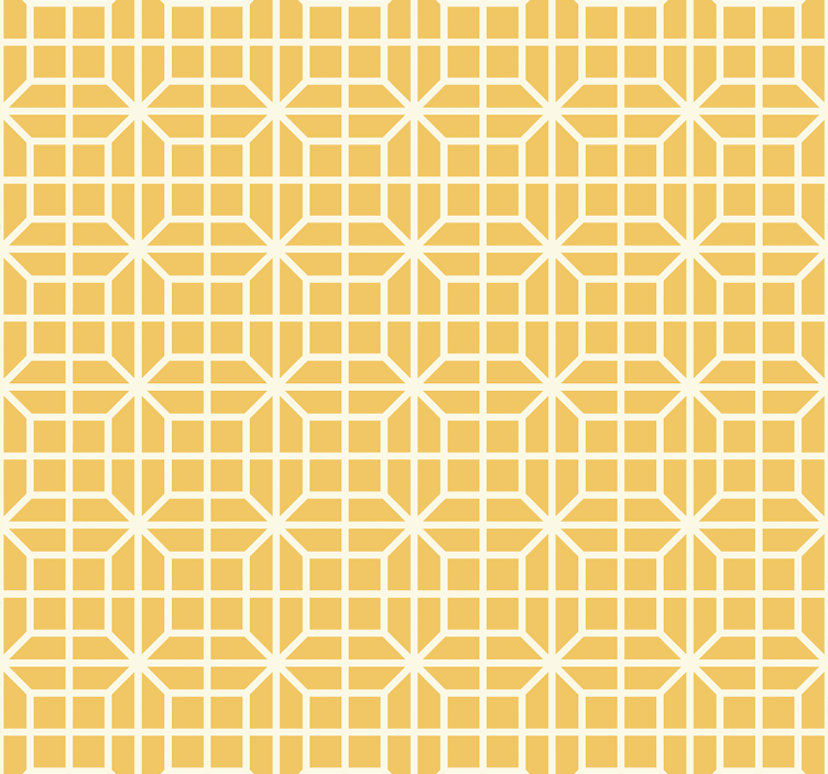 Blind yellow geometric design - TenStickers