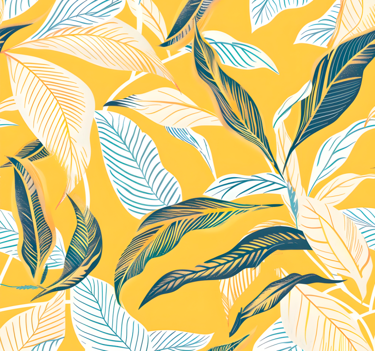 Blind yellow mediterranean bloom - TenStickers