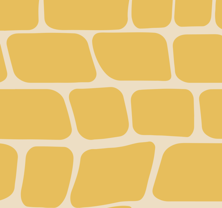 Blind yellow abstract design - TenStickers
