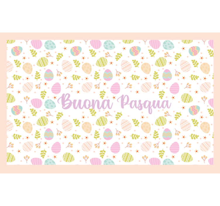 Blind yellow buona pasqua italiana - TenStickers