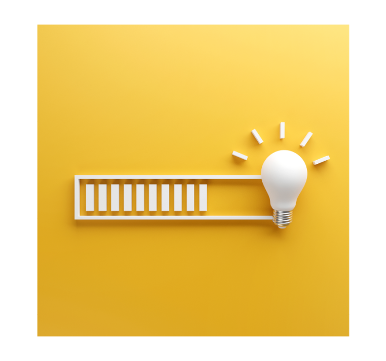 Blind yellow brightening concept - TenStickers