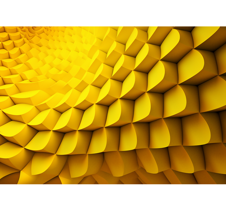 Blind yellow futuristic design - TenStickers