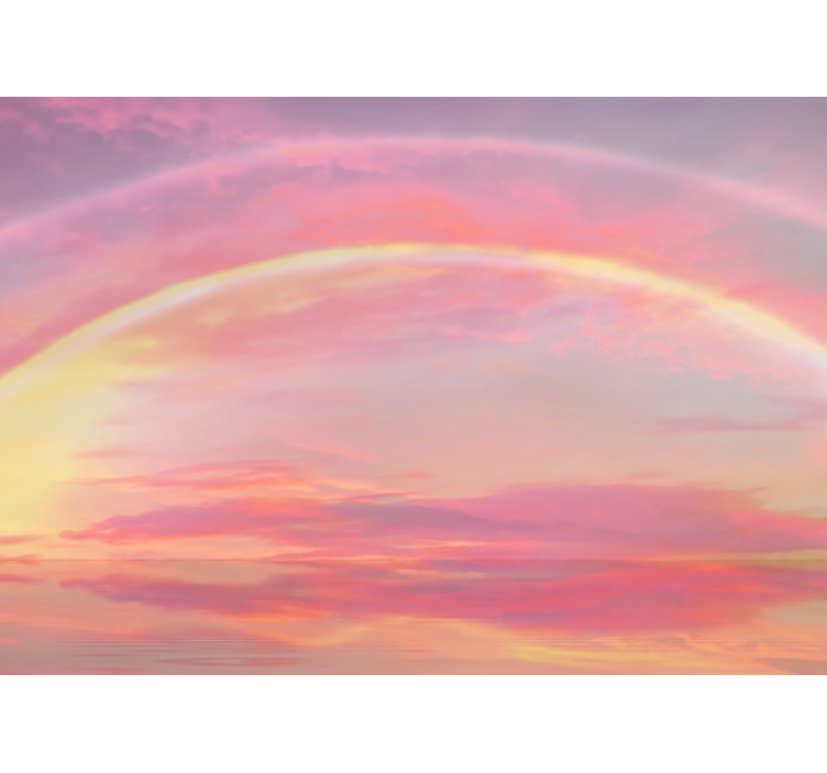 Blind pink pink sky with rainbow - TenStickers