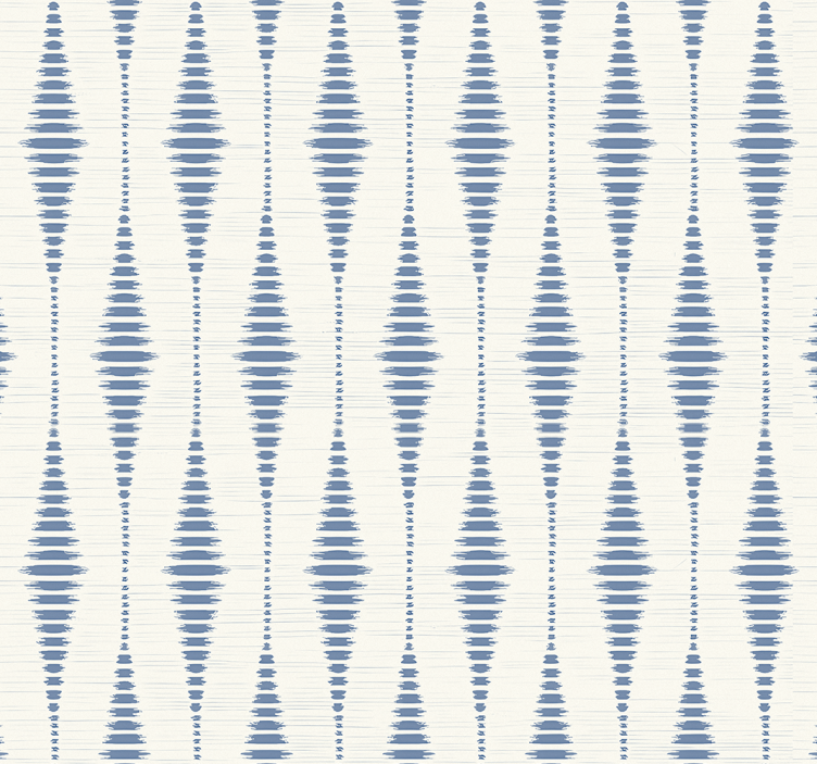 Blind blue rabaul ikat blue and beige - TenStickers