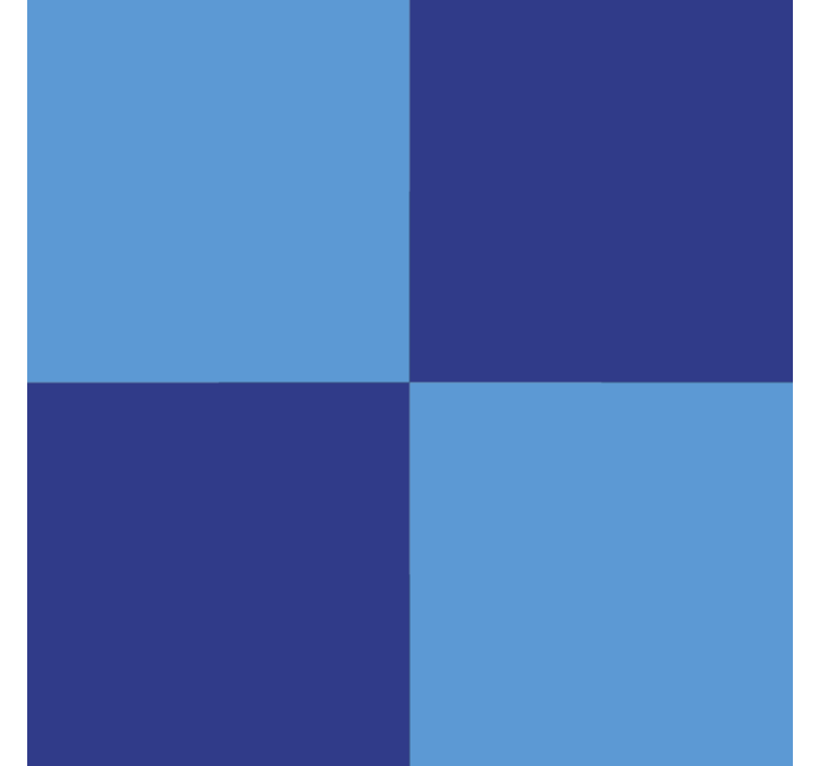 Blind blue dark and blue design - TenStickers