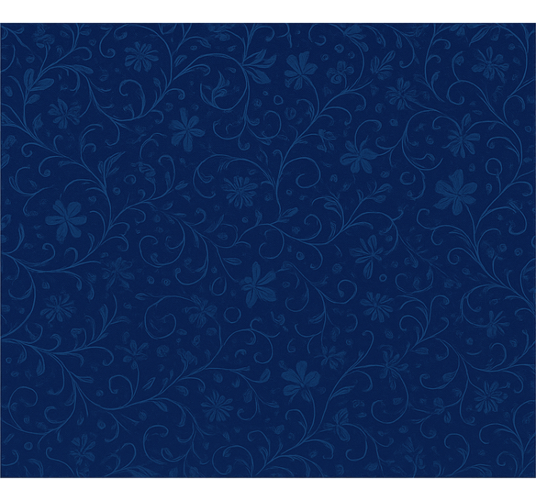 Blind blue navy blue flower design - TenStickers