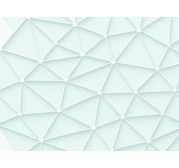 Blind blue abstract triangle design - TenStickers