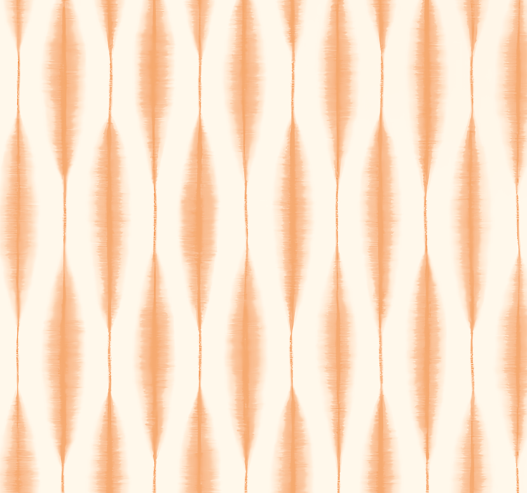 Modern blind ikat kasuri orange - TenStickers