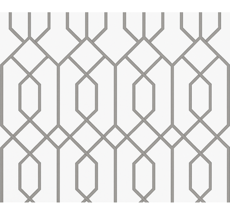 Modern blind grey geometric design - TenStickers
