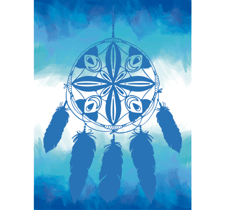 Blind blue decorative dreams - TenStickers