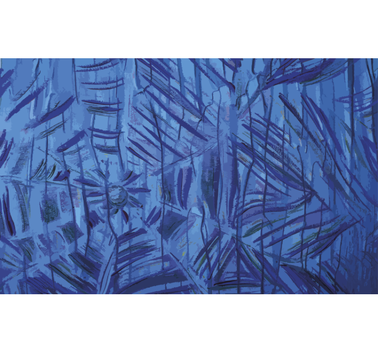 Blind blue blue ink spiderweb - TenStickers