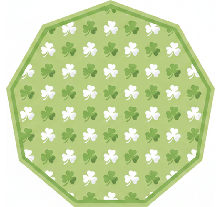 Blind green shamrock stripe design - TenStickers