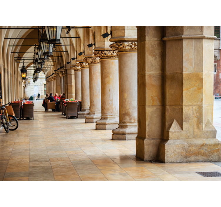 Living room blind coffee in krakow - TenStickers