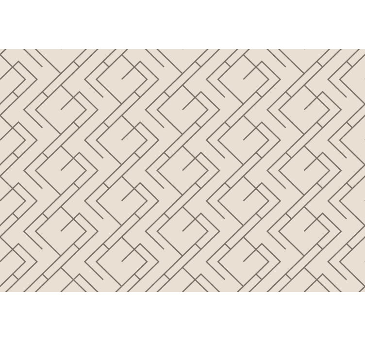 Living room blind mid-century style design - TenStickers