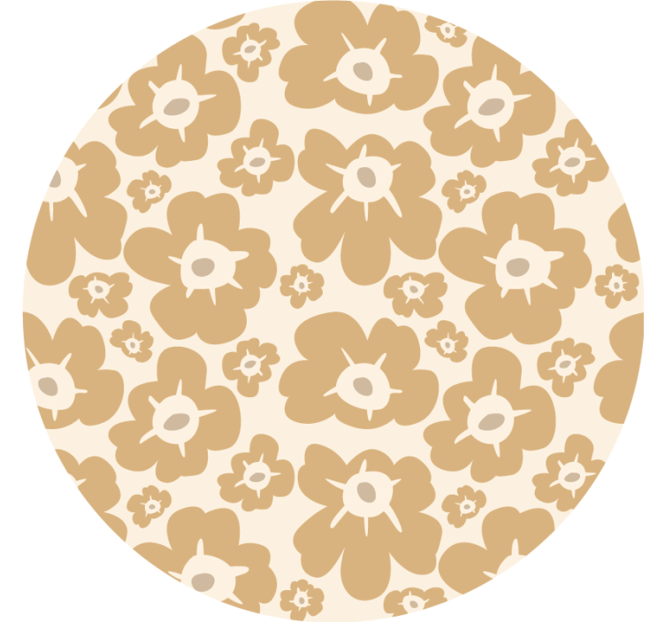 Blind beige beige poppies - TenStickers