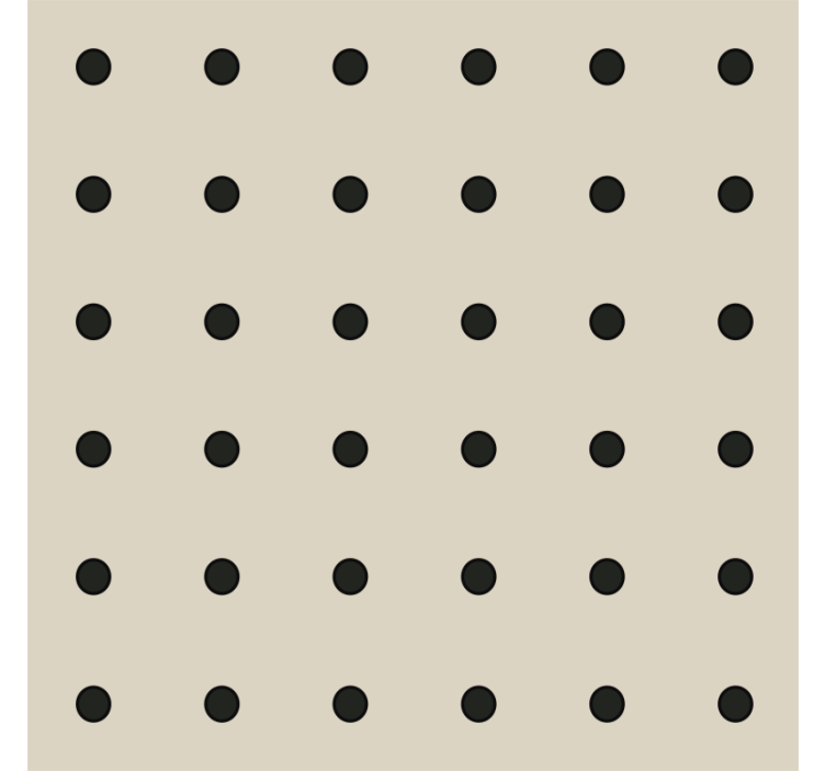 Blind beige beige polka dot pattern - TenStickers