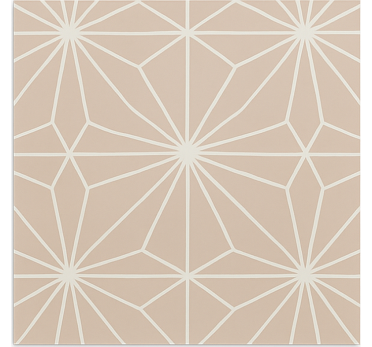 Blind beige beige stars pattern - TenStickers