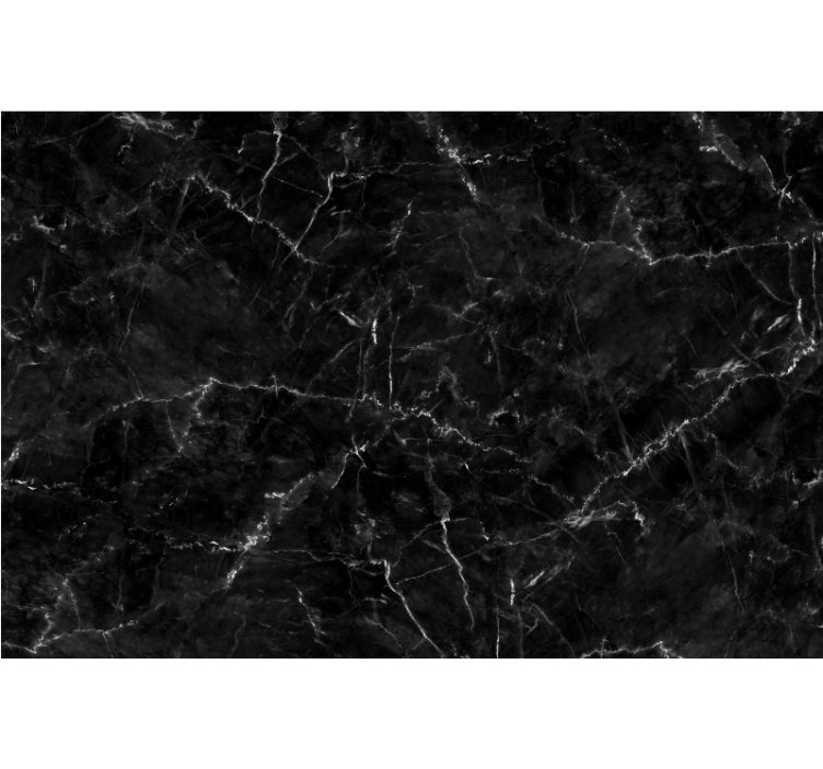 Blind bedroom black marble design - TenStickers