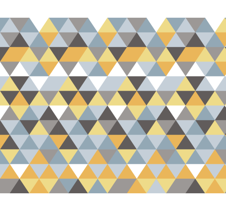 Blind bedroom scandinavian triangle design - TenStickers