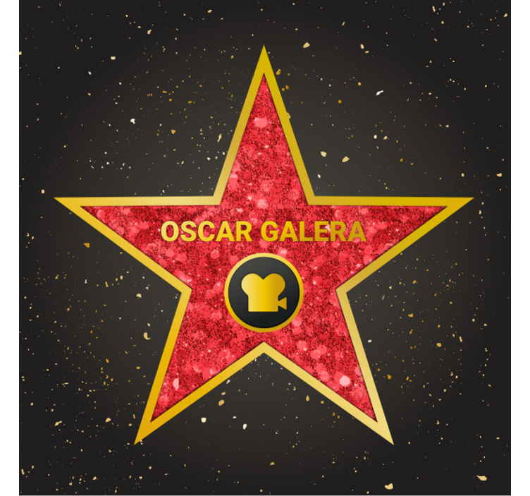 Blind bedroom customizable hollywood star accent - TenStickers