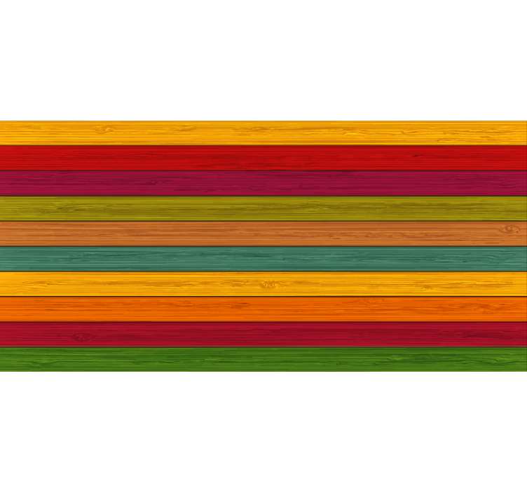 Blind bedroom multicolour wood texture vinyl carpet - TenStickers