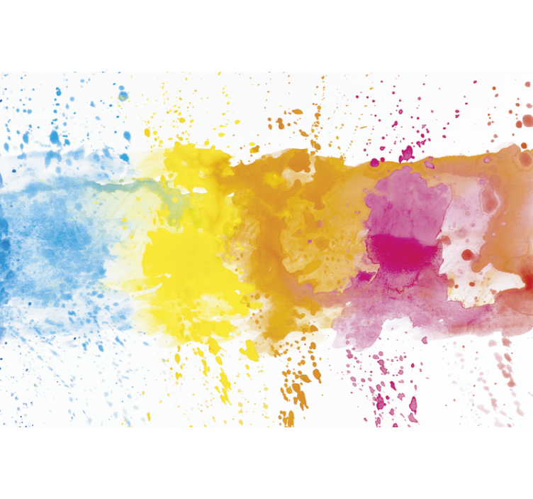 Blind bedroom colorful splash design - TenStickers