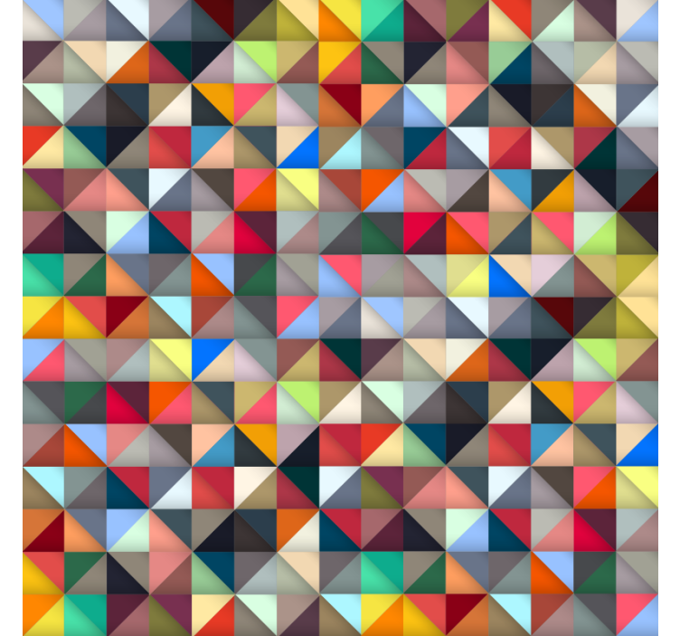 Blind bedroom colorful mosaic - TenStickers