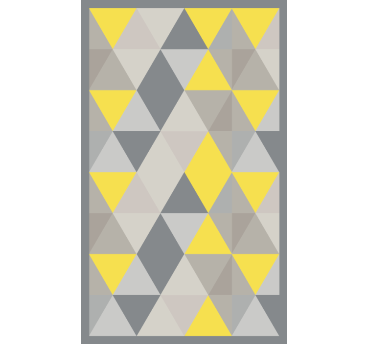 Blind bedroom pantone triangles design - TenStickers