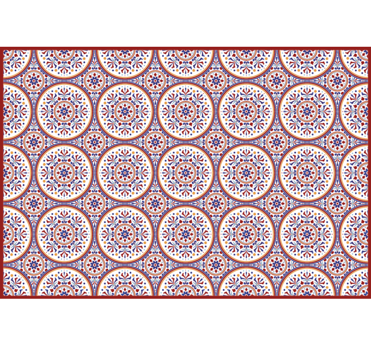 Blind bedroom maioliche tile design - TenStickers