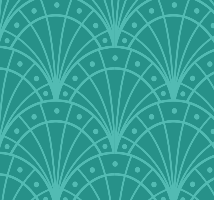 Blind bedroom in art deco style - TenStickers