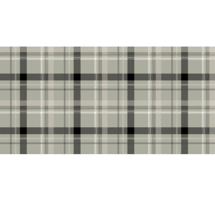 Blind bedroom rustic black and white square tile - TenStickers