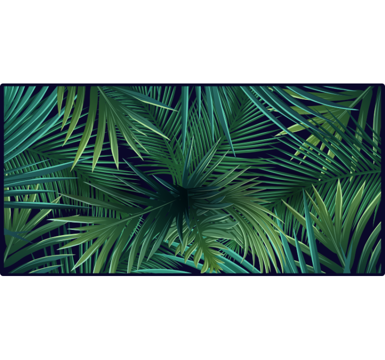 Blind bedroom intense monstera leaves design - TenStickers