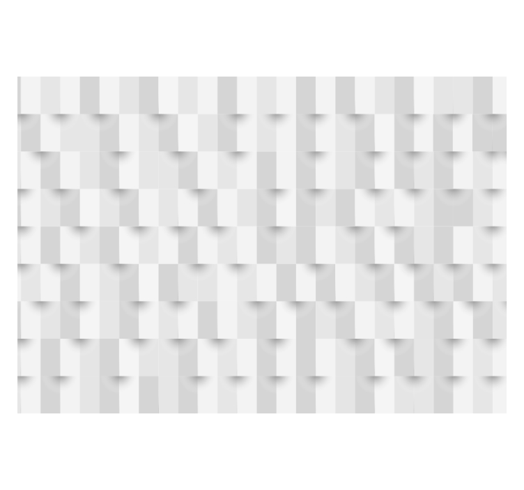 White window blind geometric puzzle design - TenStickers