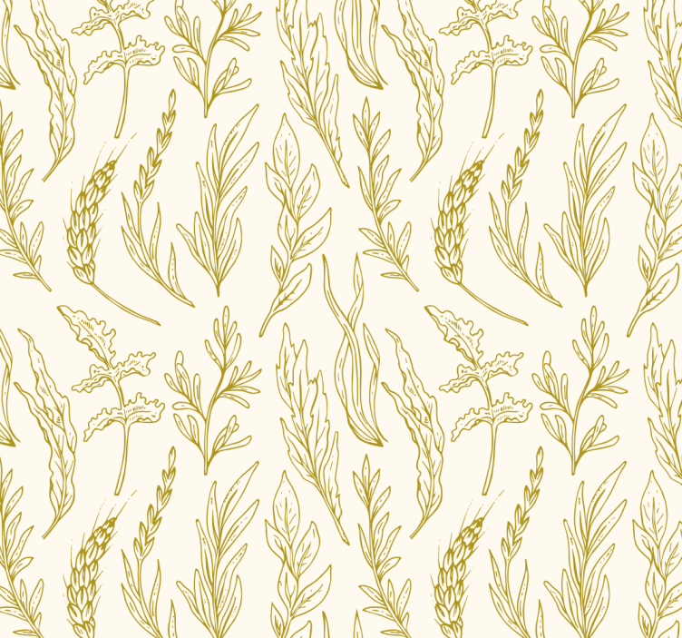 Golden wheat Elegant blind - TenStickers