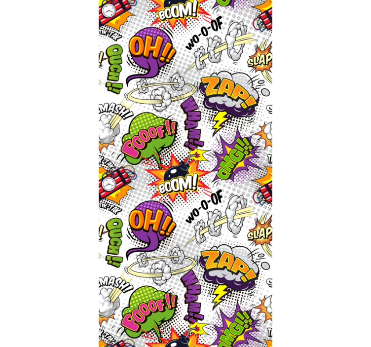 Comic Sound Effects fun blind - TenStickers