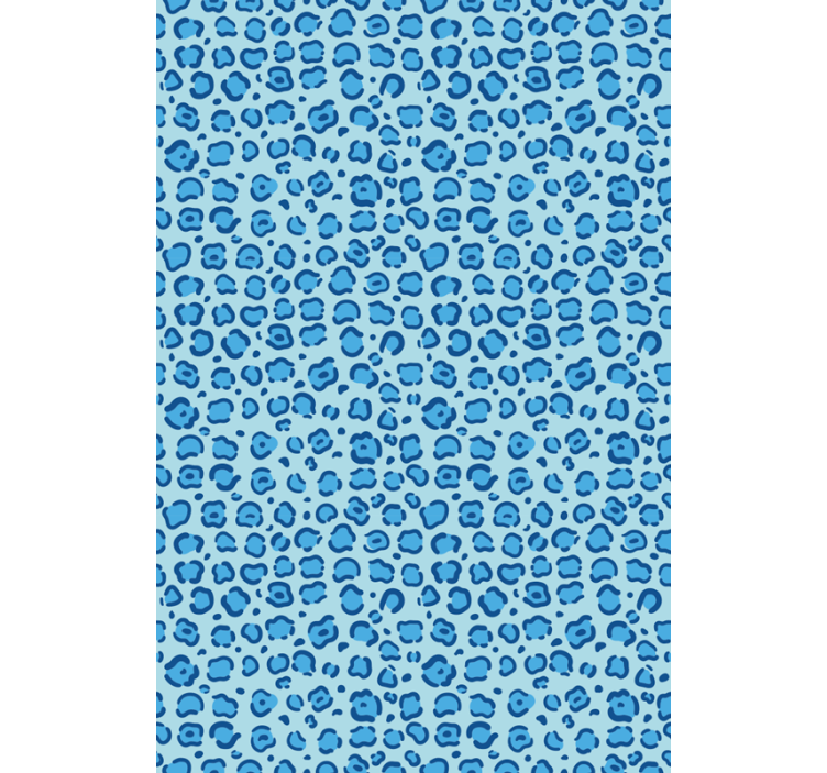 Blue Spotted Pattern animals blind - TenStickers