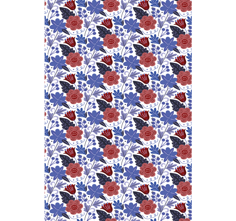 Multi-color flower pattern Flower blind - TenStickers