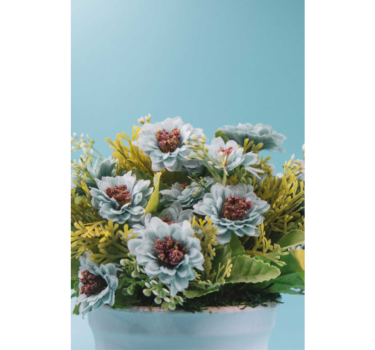 Succulent Arrangement blind flowers and plants - TenStickers