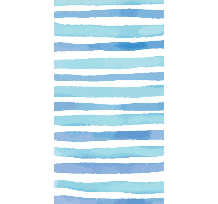 Watercolor blue stripes Living room blind - TenStickers