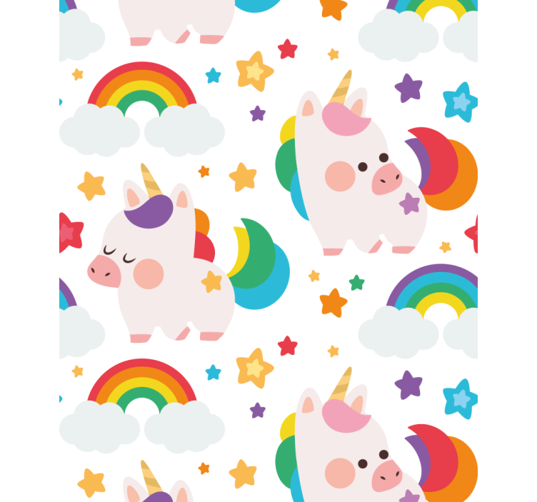 Blind cute unicorns playtime - TenStickers