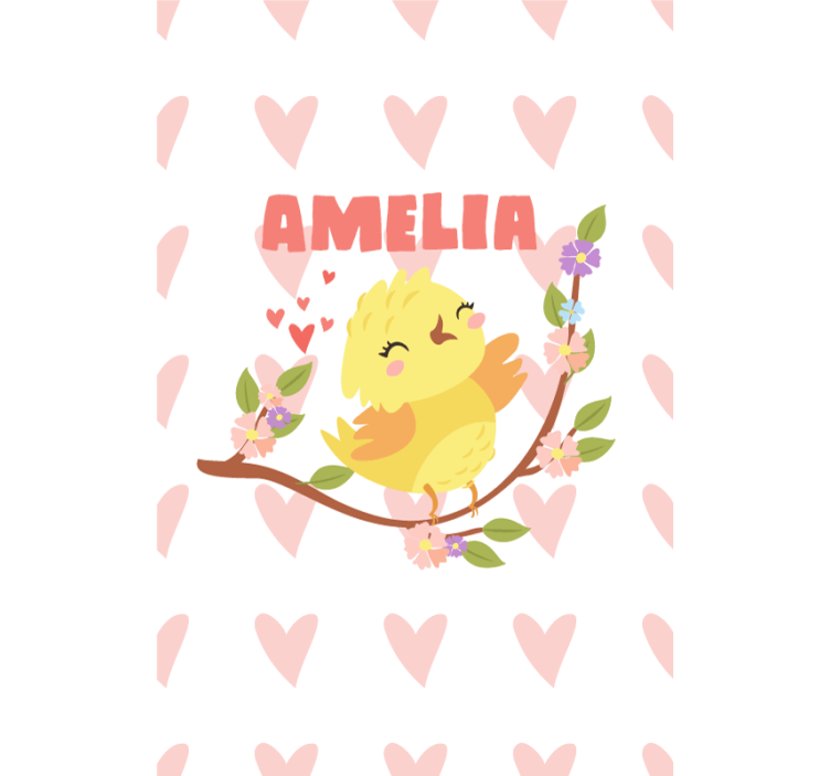 Name and chicken Various animal blind - TenStickers